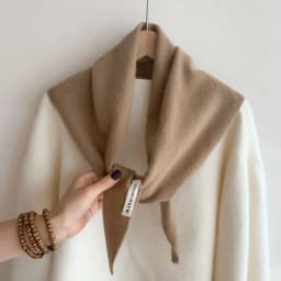 100% Wool Women's Knitted Triangle Scarf Shawl Warmth for Autumn and Winter Multifunctional All - Match Small Scarf for Ladies