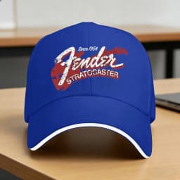 Fender Jimi Hendrix Electric Guitar Baseball Cap Couple Women Hip Hop Hats Outdoor Sport Baseball Caps Birthday Gift