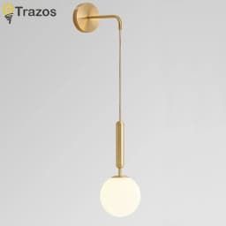Modern Simple Aluminum Acrylic Wall Lamp Nordic Creative LED Luxury Living Room Bedroom Bedside Wall Lamp Lighting