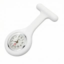1PC Silicone Nurse Watch Simple Mini Cute Wall Watch Nurse Pocket Watch Brooch Tunic Fob Watch Medical Unisex Pendant Clock