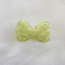 42Pcs/Lot 6*3.5cm Glitter Sequin Bowknot Padded Appliques For DIY Headband Accessories And Craft Clothes Sewing Supplies