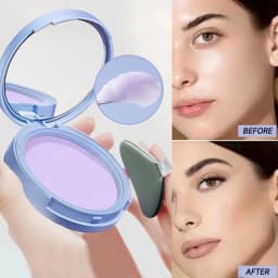 Matte Long-Lasting Oil-Control Pressed Powder With Sponge Applicator Long-lasting Waterproof Texture Smooth Sace Face Powder