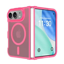 Slim Matte Translucent For Magsafe Case For iPhone Duo duo DUO Fold Wireless Charging Shockproof Back Front PC Hard Cover