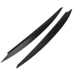 2Pcs For VW Golf 7 Vii Gti GTd R MK7 2013-2017 Headlight Eyebrow Eyelid Cover Trim ABS Carbon Fiber Striking