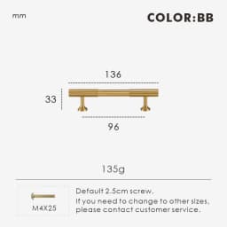Nurlin Solid Brass Art Deco Vertical Lines Linear Kitchen Cabinet Knobs T Bars Bedroom Wardrobes Long Pull Drawer Handle
