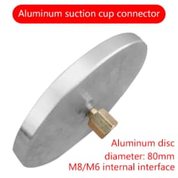 Reciprocating Linear Motor Parts M6 Suction Cup Adapter 3XLR Extension Rod for Telescopic Linear Actuator Attachment Holder