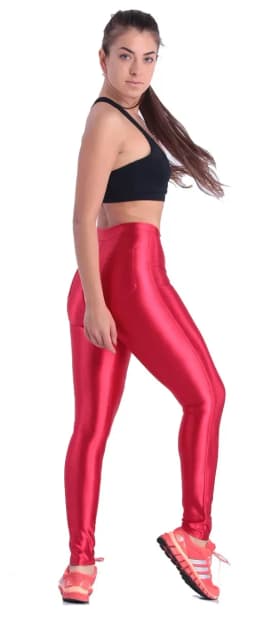 2025 American Style Pencil Pants Shiny Disco Pants High Waist Women\\'s Trousers Leggings Pants