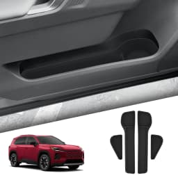 Smabee for Toyota RAV4 2026 Door Side Storage Box TPE Front Rear Door Handle Organizer Tidying Car Interior Accessories 4PCS