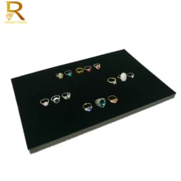 1pc Velvet Earring Jewelry Holder Soft Sponge Stud Organizer Store Counter Jewelry Pad Raiser Ring Storage Display Stand Sheet