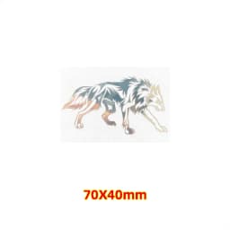 Creative dragon Phoenix metal transfer sticker Gold and silver tiger knife dragon pattern personality DIY decorative stickers