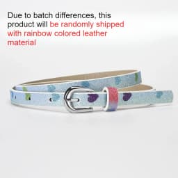 90cm Shiny Fish Scales Patterns Belts for Children Shimmering Powder PU Belts Girls Students Beautiful Belts Apparel Accessories