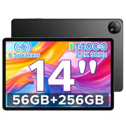 DOOGEE U14 2 in 1 WIFI Tablet PC Gemini Ai 14 Inch 2.2K Incell Screen 14000mAh Battery 56GB RAM (8+48) 256GB ROM 16MP Main Camera Widevine L1 Supports Smart Tablets