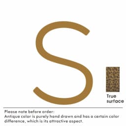 Nurlin Solid Brass Hammered Antique Brass 4-12 Inches 10-30cm Big Number Letter Door House Public Floating Signature