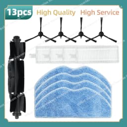Compatible For LG R5 R580HK / R580WK / R585HKA / R585WKA Robot Vauccm Cleaner Main Side Brush Mop Cloth Hepa Filter Spare Parts