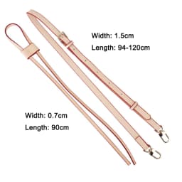 Leather Bag Strap Drawstring Shoulder Crossboday Strap Replacement Belt for Bucket Bag Women Customized Handbag Handles