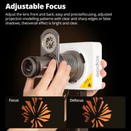 Ambitful AL20 Focalize Conical Snoot Optical Condenser Art Special Shaped Beam with for Mini Bowens Godox Yongnuo Zhiyun Mount
