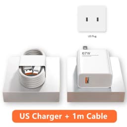 6A 67W Fast USB Charger for Xiaomi 14 13T 12 Lite 11 Ultra Redmi Note 13 12 11 10S 9 Pro POCO Turbo Charge Type C Charging Cable
