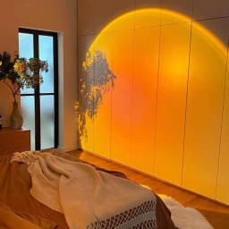 USB Sunset Glow Atmosphere Lamp Gooseneck Projection Lamp Self Photography Night Light For Bedroom Living Room