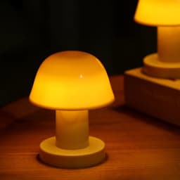 Mini Desktop Sunset Night Lamp Creative USB Rechargeable Mushroom Style Led Night Light for Coffee Bar Home Decor Bedroom