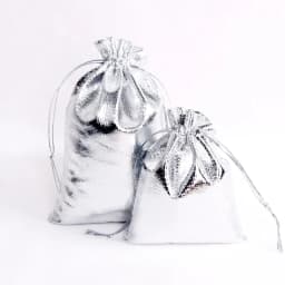 10pcs Silver/Gold Colors Gift Bag Adjustable Jewelry Packing Drawstring Velvet Bag Wedding Party Gift Cotton Bags Pouches 9 Size