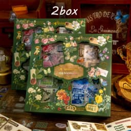 Mr.Paper Master 100pcs/Box Pet Sticker Set Vintage Garden Theme DIY Journal Material Stationery