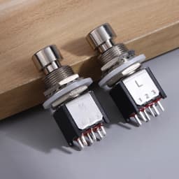 6Pin DPDT Latching/Momentary ON/ON Foot Switch - Guitar Effects Pedal Stomp Box Emergency Stop Push Button