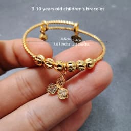 20 Styles Dubai Gold Color Baby Bangles For Kids Baby Promotion Sale Child Birthday Gifts Children'S Bracelets
