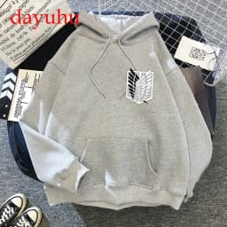 90s japanese Anime Attack on Titan Shingeki No Kyojin Graphic Hoodies Men Unisex Oversized Funny Cartoon Sweatshirt Hoody Male