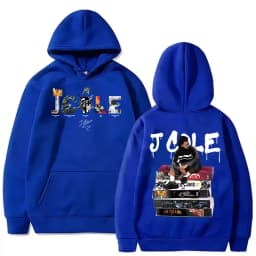 J Cole THE FALL OFF Tour Album 2026 Hoodie Men's Long Sleeve Vintage Fashion Sweatshirt Hip Hop Loose Pullover Hooded Streetwear