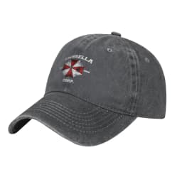 Umbrella Corporation Unisex Style Baseball Cap Distressed Washed Caps Hat Retro Outdoor Running Golf Unstructured Soft Sun Cap