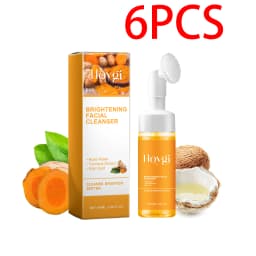 Turmeric Cleanser Face Wash Kojic Acid Exfoliating Deeply Cleanses Skin Maintains Water Oil Balance Remove Dirt Oil Control