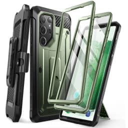 For Samsung Galaxy S23 Ultra Case 2023 SUPCASE UB Pro Full-Body Dual Layer Rugged Belt-Clip Case with Built-in Screen Protector