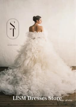 LISM One Line Collar A-Line Japan Wedding Dresses Removable Soft Tulle Strapless Tiered Layered Elegant Evening Gowns Customized