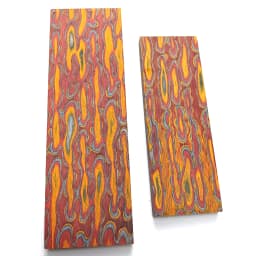 3D Color Knife Making Wood Material 120/155 Knife DIY Tools Making Knife Handle Material High Quality