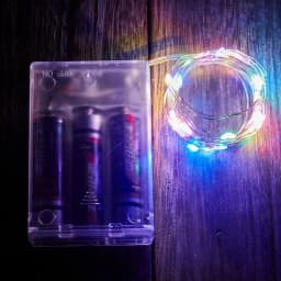 10M 100LEDs Festoon Silver Wire Light String Wedding Garland Lamp for Christmas Party Outdoor Garden Bedroom Decor Battery Power