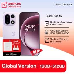 Global Version OnePlus 15 US CPH2749 Flagship Smartphone Snapdragon 8 Elite Gen 5 CPU 7300mAh Battery Triple 50MP