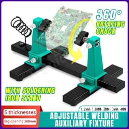 Adjustable MotherBoard PCB Holder 360 ° Rotation Printed Circuit Board Jig Soldering lron Assembly Stand Clamp Repair Tools