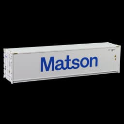 HO Scale 40ft Hi-Cube Reefer 1:87 40' Refrigerator Container Freight Cars Cargo Box C8722
