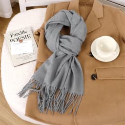 70Color Solid Winter Women Scarf Warm Thicken Cashmere Shawl Outdoor Tassels Pashmina Lady Wrap Windproof Scarves Fashion Luxury