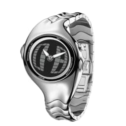 Y2K Digital Men's Watch Twisted Technology Dual-Display Vintage-Futuristic Style Timepiece Unique Metal Men's Quartz Wristwatch