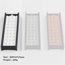 Wholesale large multi-digit gem storage box diamond display box V Groove colorful gems Box PortableGem Display Tray with Lid