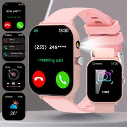 2026 New Smartwatch, 1.83-inch HD Full Touchscreen, Supports Calls/Message Notifications, Multiple Sports Modes, Music Playback