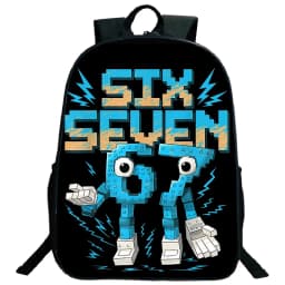 Steal A Brainrot 67 Six Seven Children Backpack Students Travel Daypack Boys Girls Funny Number Design School Bags Lightweight