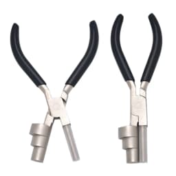Wire Bending Pliers Multi-Size 13 17&22mm Barrels Stainless Steel Jaws,Grip Handle ,Wrapping Tool For Jewelry Making
