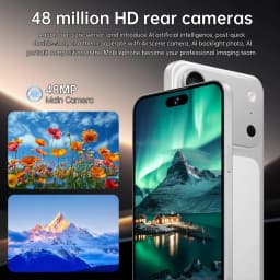 K-Touch Mobile Phones M17 Pro Max Smartphone 5G Dual Card Android 15 Cheap Cell Phone 7.3 Inch 16+48MP Camera 7800mAh WIFI GPS Global Version Cellphones For Men Women