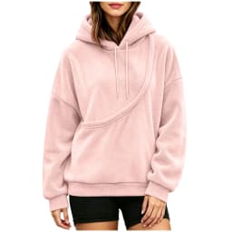 Unisex Fall And Winter Casual Fleece Solid Color Pet Pocket Hooded Sweatshirt Funny Pullover Women Sweatshirt