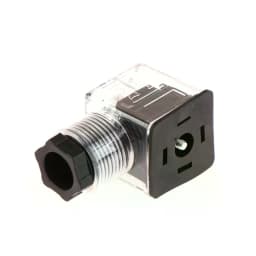 1Pcs DC24 Solenoid Coil Plug Hydraulic Valve Transparent Voltage Universal Accessories