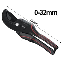 1pc 32mm-75mm Pipe Tube Cutter PVC Pipe Cutting Machine For PVC/PU/PP/PE Hose Cutter Plumbing Tool Heavy Duty