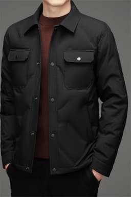 Men's 50% White Duck Down down coat 2026 winter turndown collar warm Down Jackets men fashion light and thin Jacket M-4XL