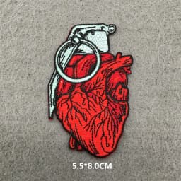 Feeling Good Embroidery Patch for Clothing Punk Iron on Patches Appliques DIY Sewing Clothes Jacket Jeans Home Decoration